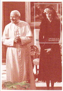 Antigua známky, Princezna Diana